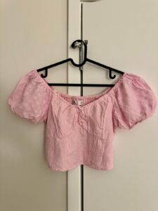 Hollister Co. Women's Pink Crop-top